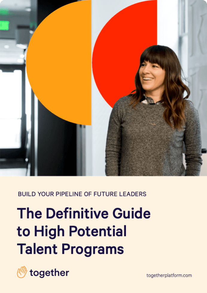 The cover of the e-book, The Definitive Guide to High Potential Talent Programs