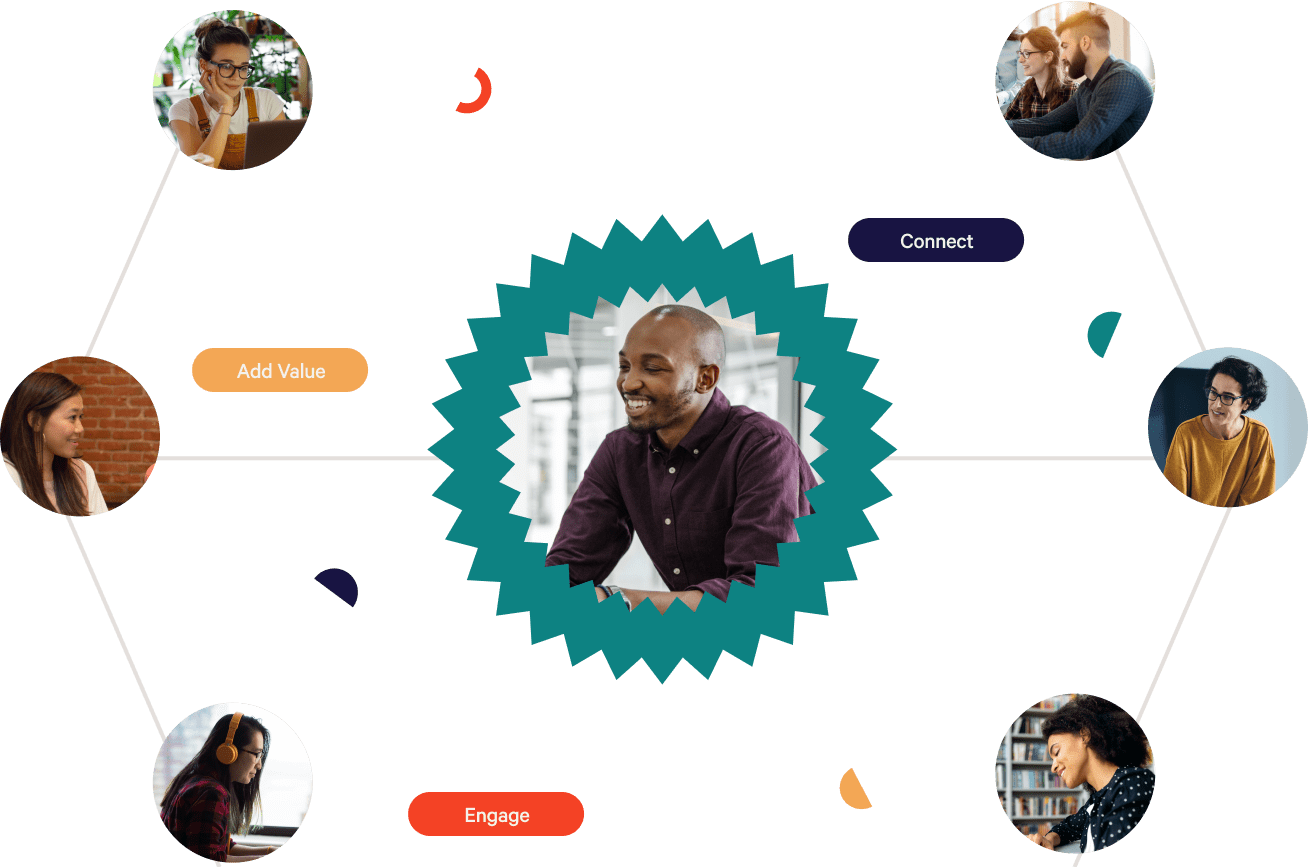 Screenshot of Together's mentoring platform dashboard showing the page where mentees browse available mentors