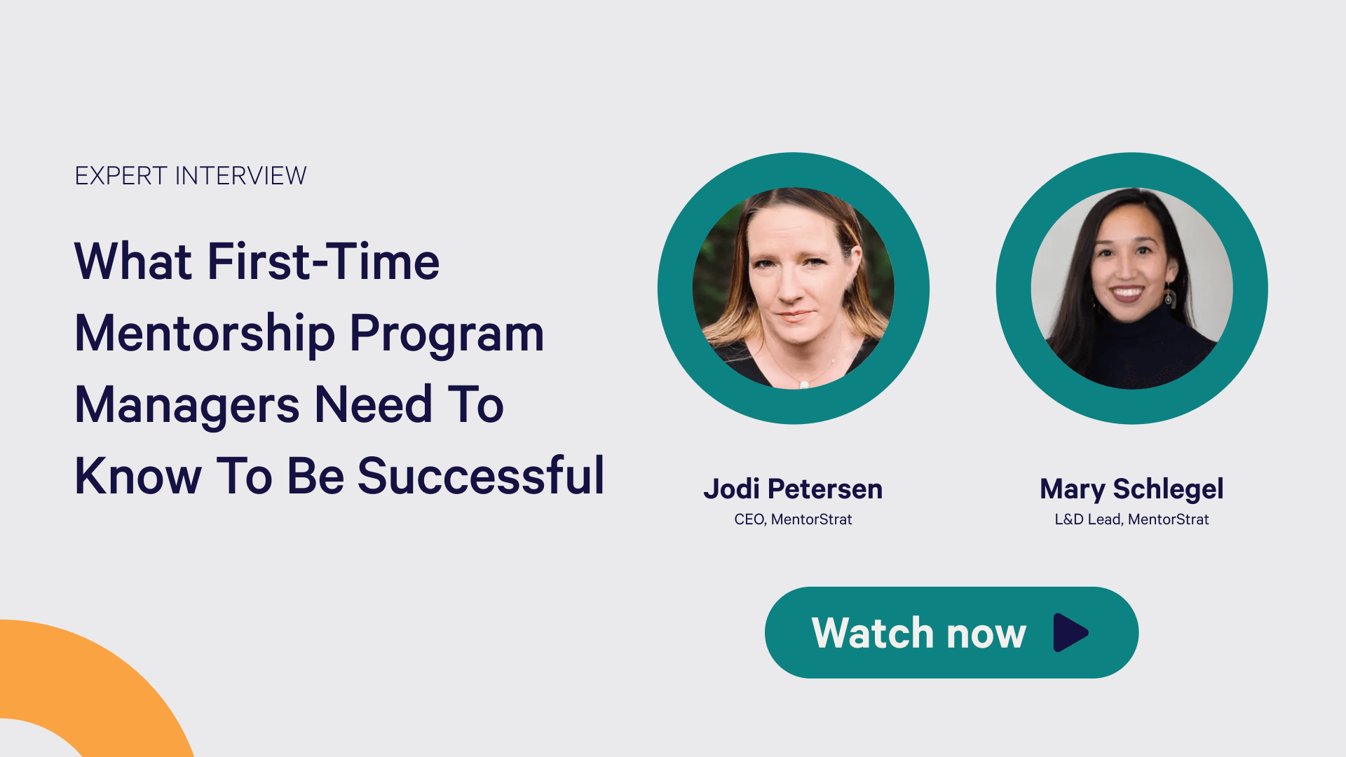 What First-Time Mentorship Program Managers Need to Know to be Successful