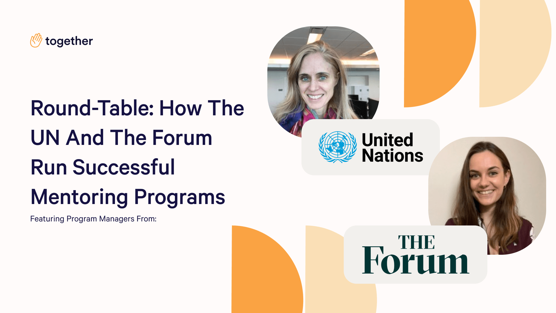 Round-Table: How The UN And The Forum Run Successful Mentoring Programs