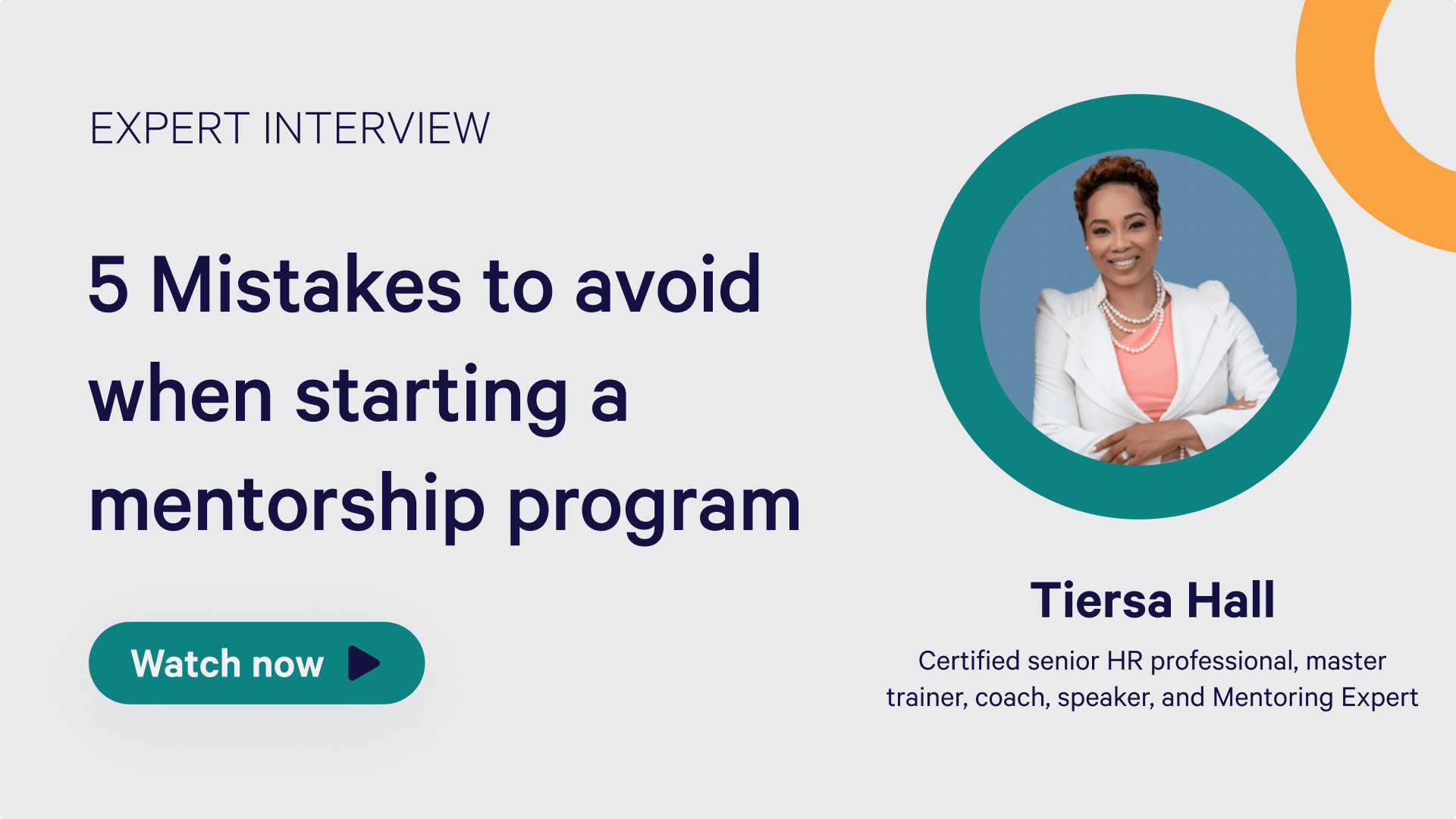 5 Mistakes to avoid when starting a mentorship program