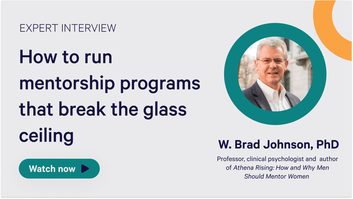 How to run mentorship programs that break the glass ceiling