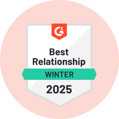 Together awarded a "users love us" badge from G2 reviews